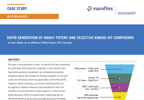 [Case Study] RAPID GENERATION OF HIGHLY POTENT AND SELECTIVE KINASE HIT COMPOUNDS