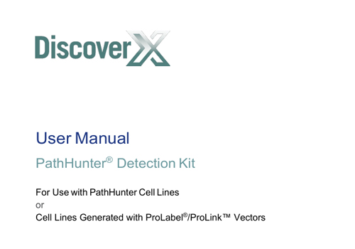 [Manual] PathHunter® Detection Kit User Manual